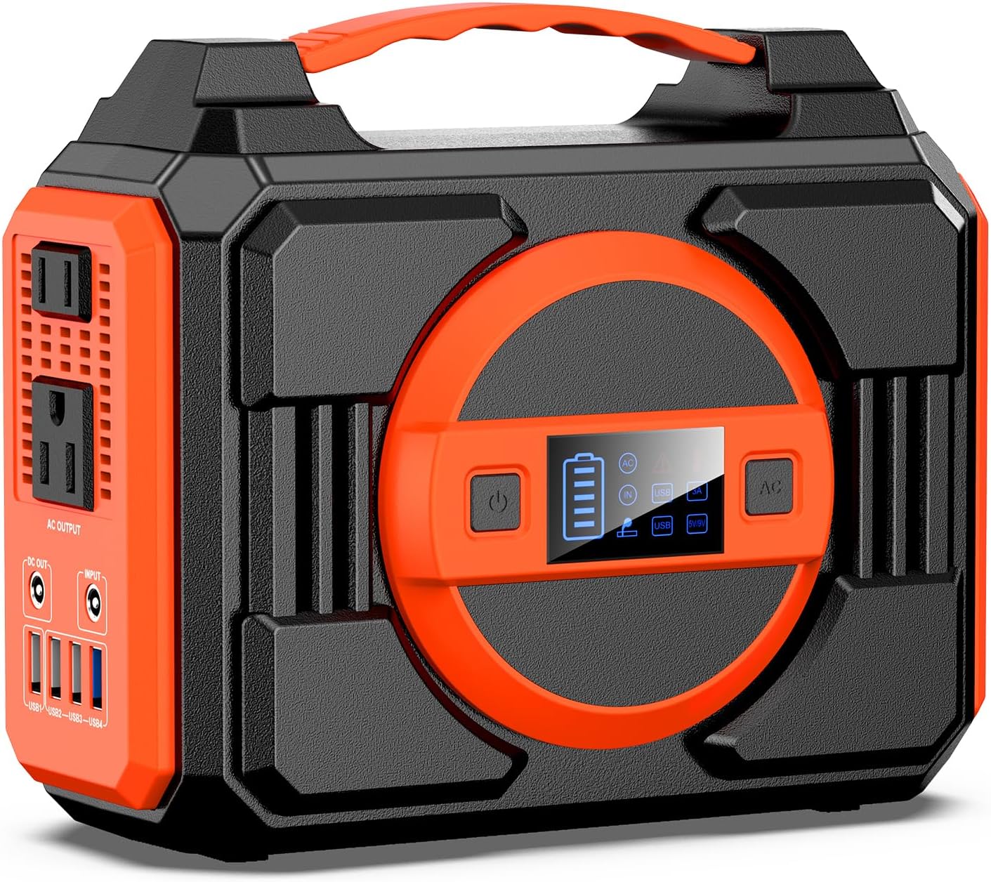 Outdoor Power Bank With Ac Outlet - Portable 300W 220Wh Power Station Solar