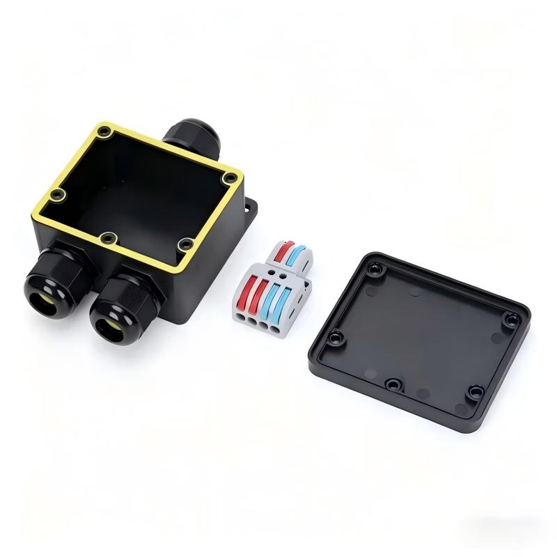 Outdoor Power Outlet Box - Junction Box Waterproof IP68 2 Way