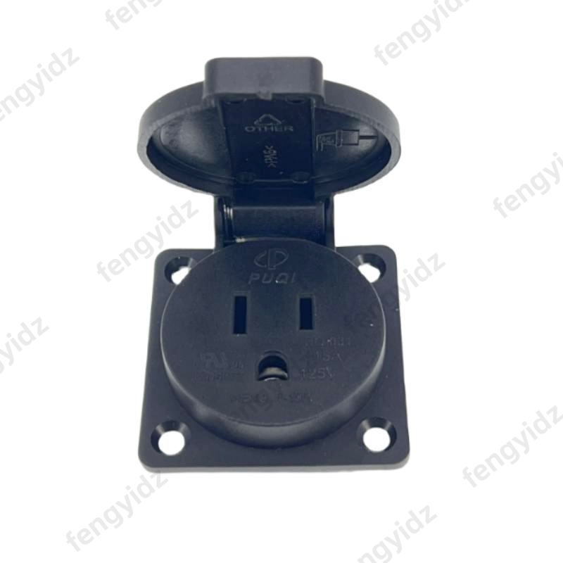 Black 125V 15A 20A IP44 CE Ame - đánh giá và giá Outdoor Power Outlet Waterproof
