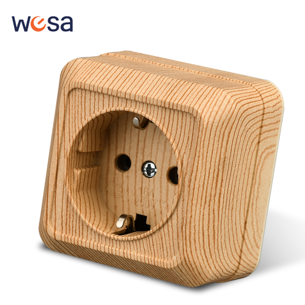 WESA Wood Wall Surface Socket  - đánh giá và giá Outdoor Power Module