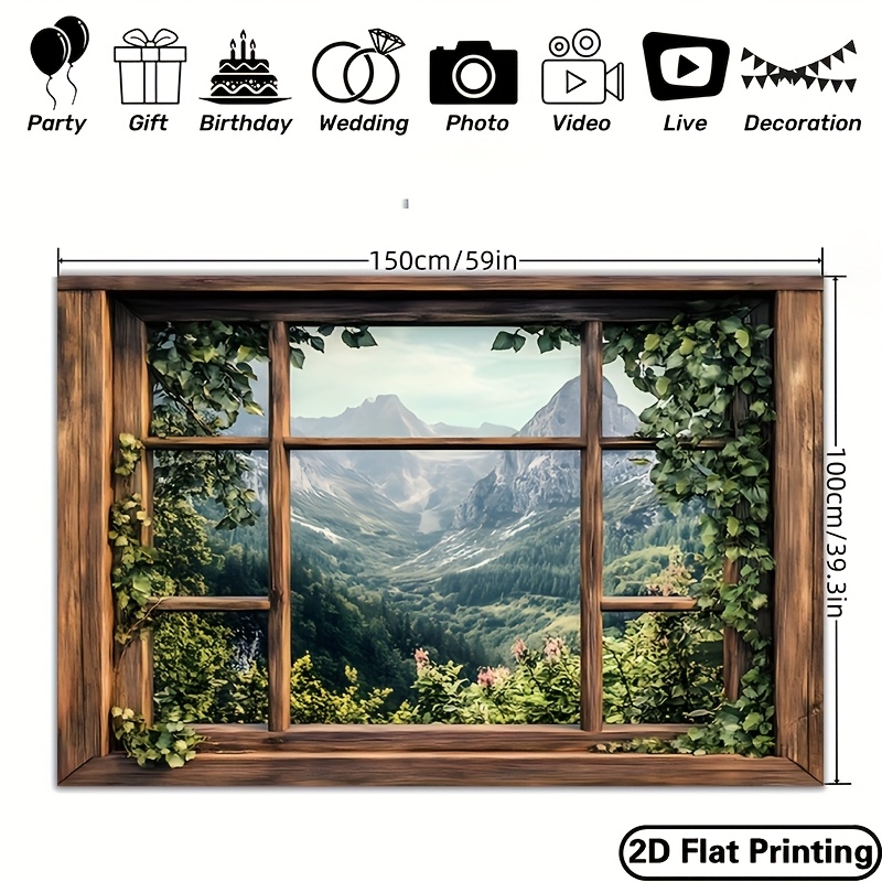 1 piece, green plant window vi - đánh giá và giá Outdoor Power And Plant