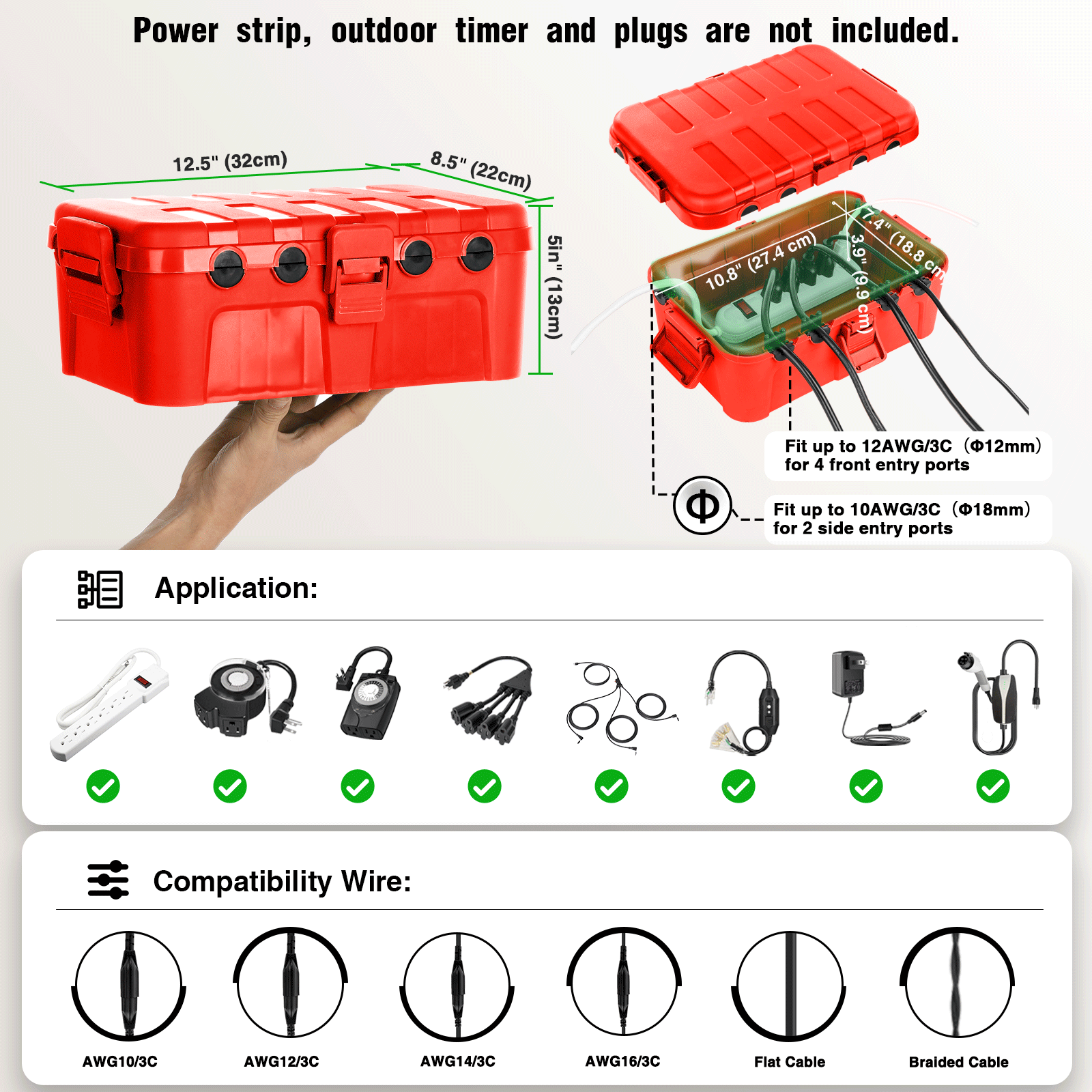 Weatherproof IP54 Outdoor Exte - đánh giá và giá Outdoor Power Outlet Waterproof
