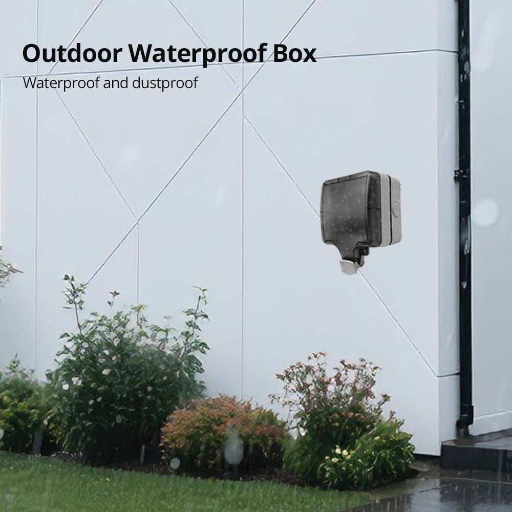 Wallpad IP66 Dustproof Waterpr - đánh giá và giá Outdoor Power Outlet Box
