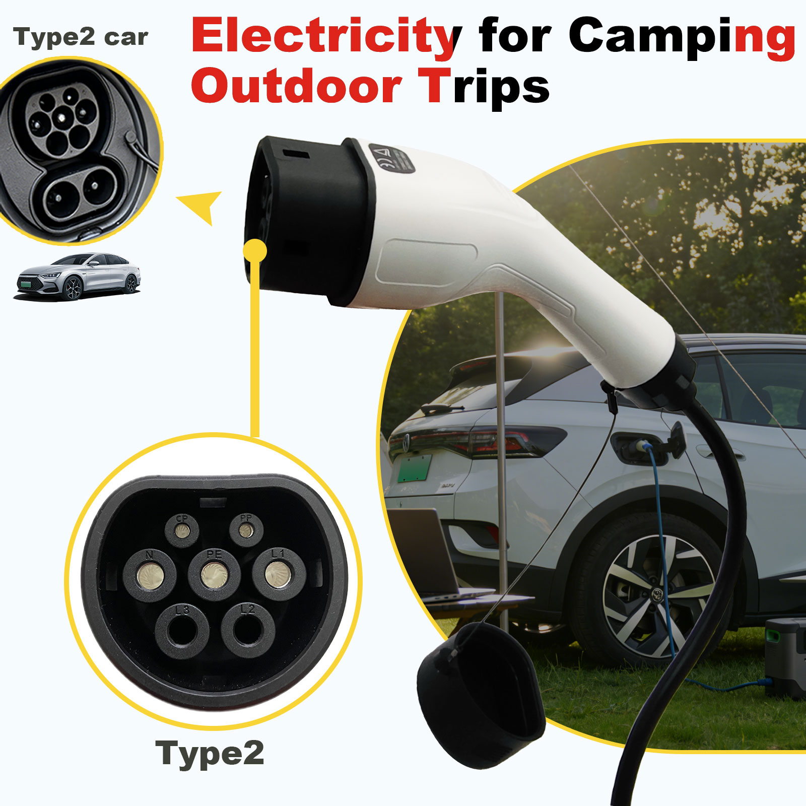 Type2 V2L Discharge Adapter 16 - đánh giá và giá Outdoor Power Module