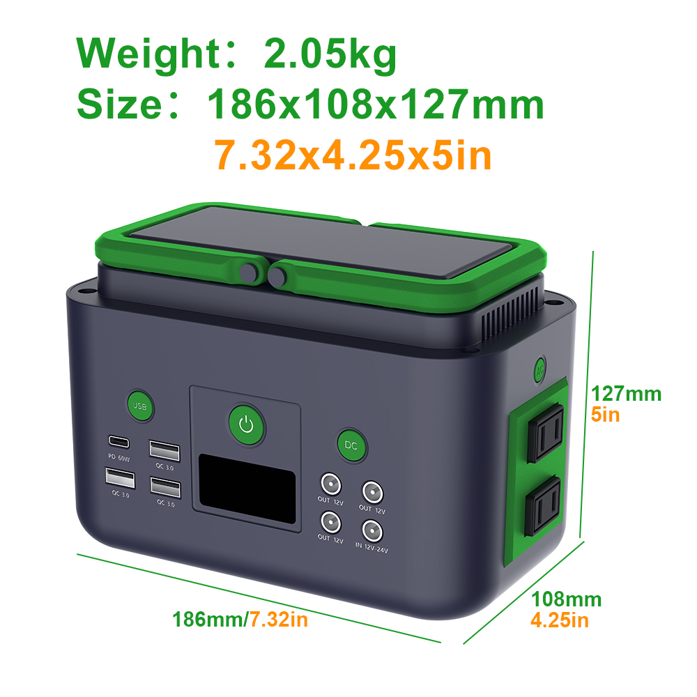 200W Portable Solar Power Stat - đánh giá và giá Outdoor Power Bank With Ac Outlet