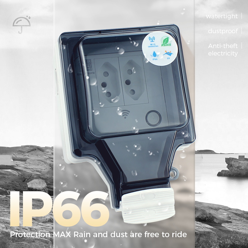 Avoir Tuya Wifi Smart Socket I - đánh giá và giá Outdoor Power Outlet With Remote Control