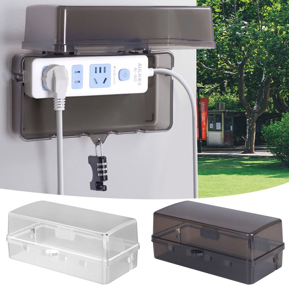 Durable Plastic Plug Box Anti- - đánh giá và giá Outdoor Power Outlet Waterproof