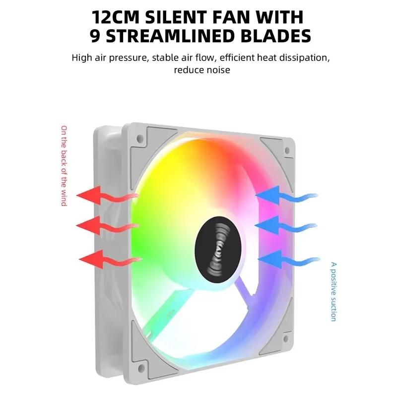 120mm PC Case Fan 12V RGB Cycl - đánh giá và giá Outdoor Power Heater