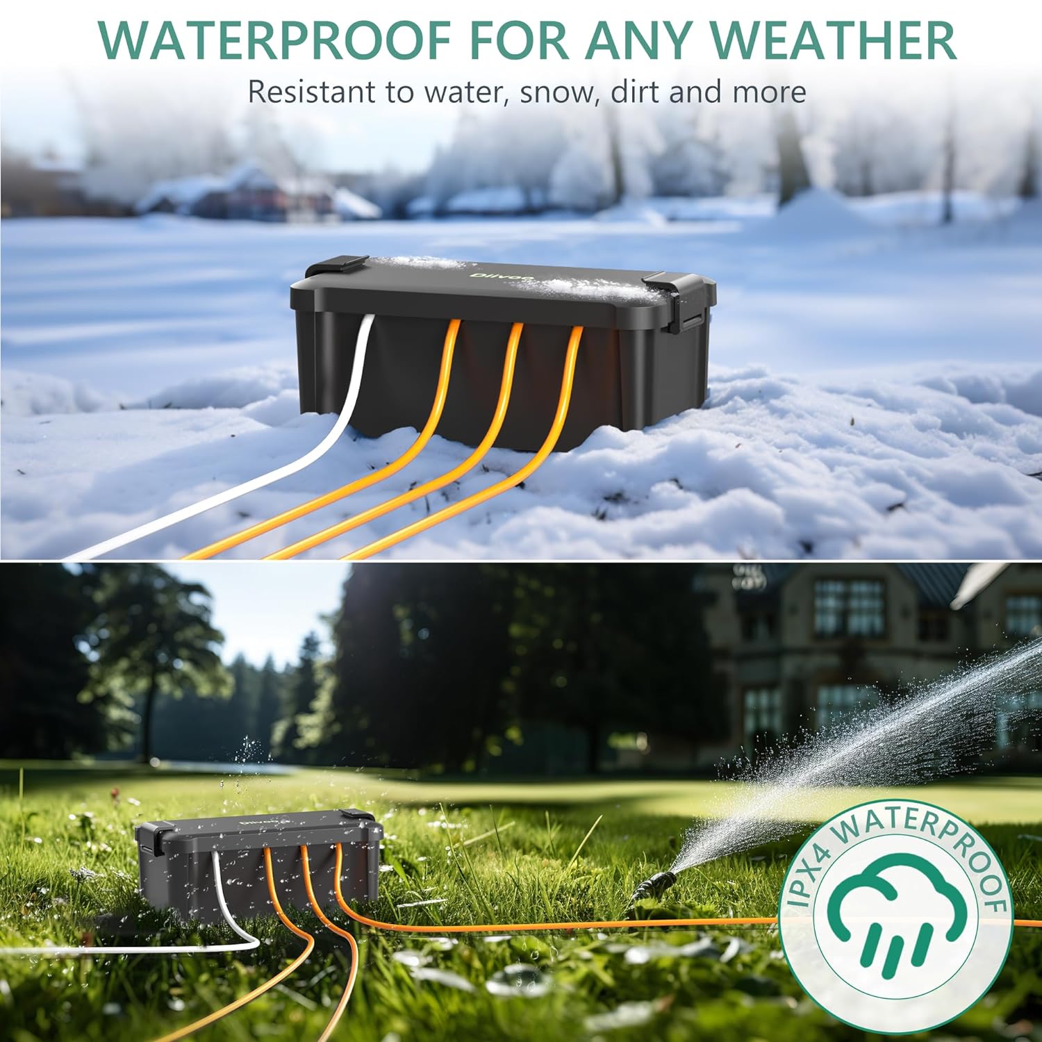Diivoo Outdoor Waterproof Elec - đánh giá và giá Outdoor Power Outlet Waterproof