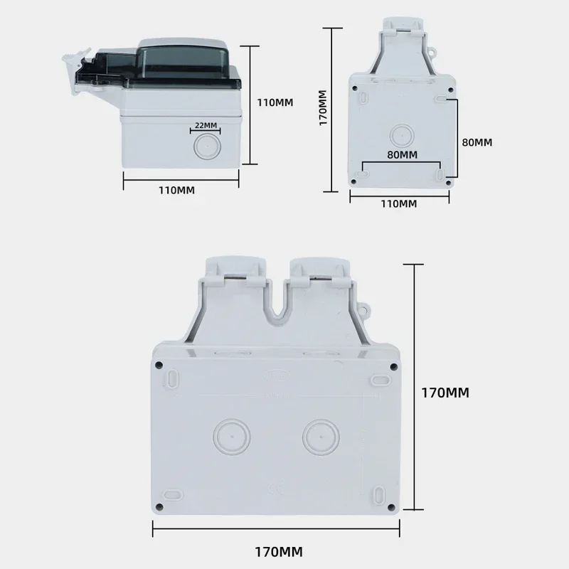 Tuya Waterproof Electrical Wal - đánh giá và giá Outdoor Power Outlet With Remote Control
