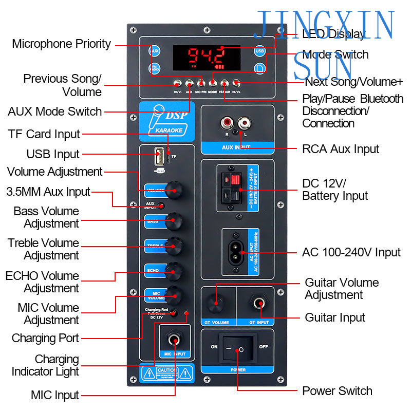 VIRE High Power DSP Bluetooth  - đánh giá và giá Outdoor Power Module