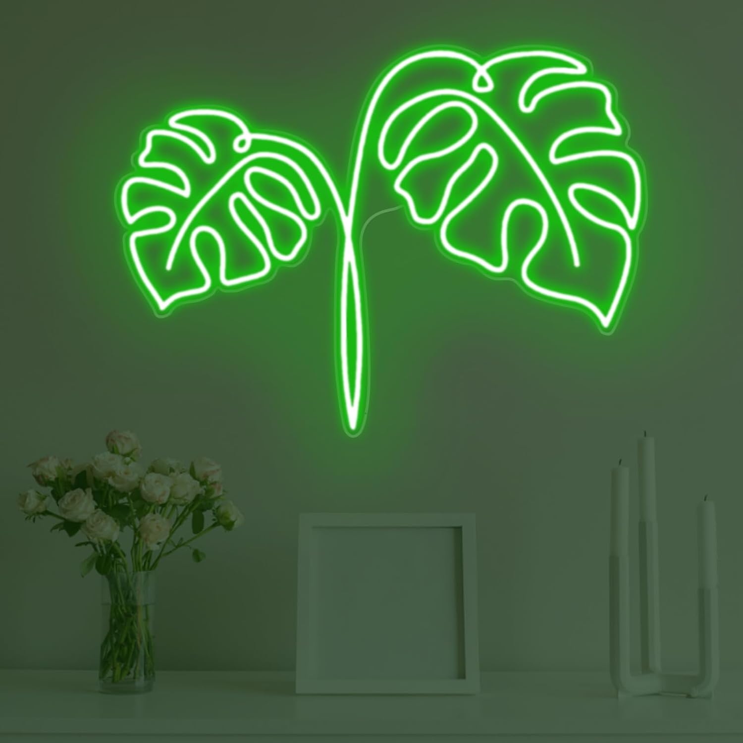 Monstera Leaf Neon Sign USB Po - đánh giá và giá Outdoor Power And Plant
