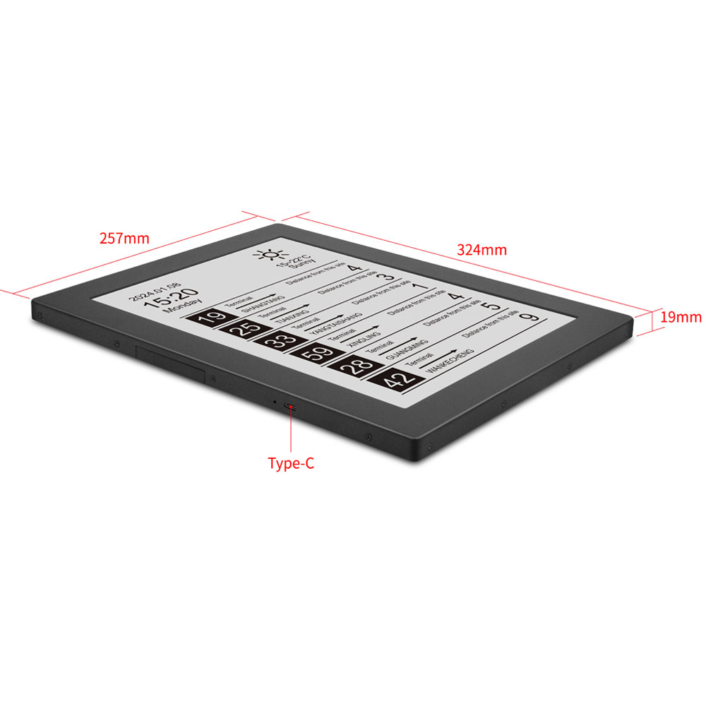 Outdoor 13.3 Inch E-ink Solar  - đánh giá và giá Outdoor Power Board