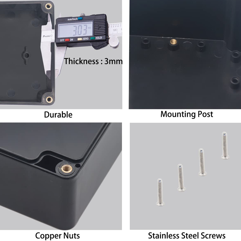 Waterproof Junction Box ABS Pl - đánh giá và giá Outdoor Power Outlet Box